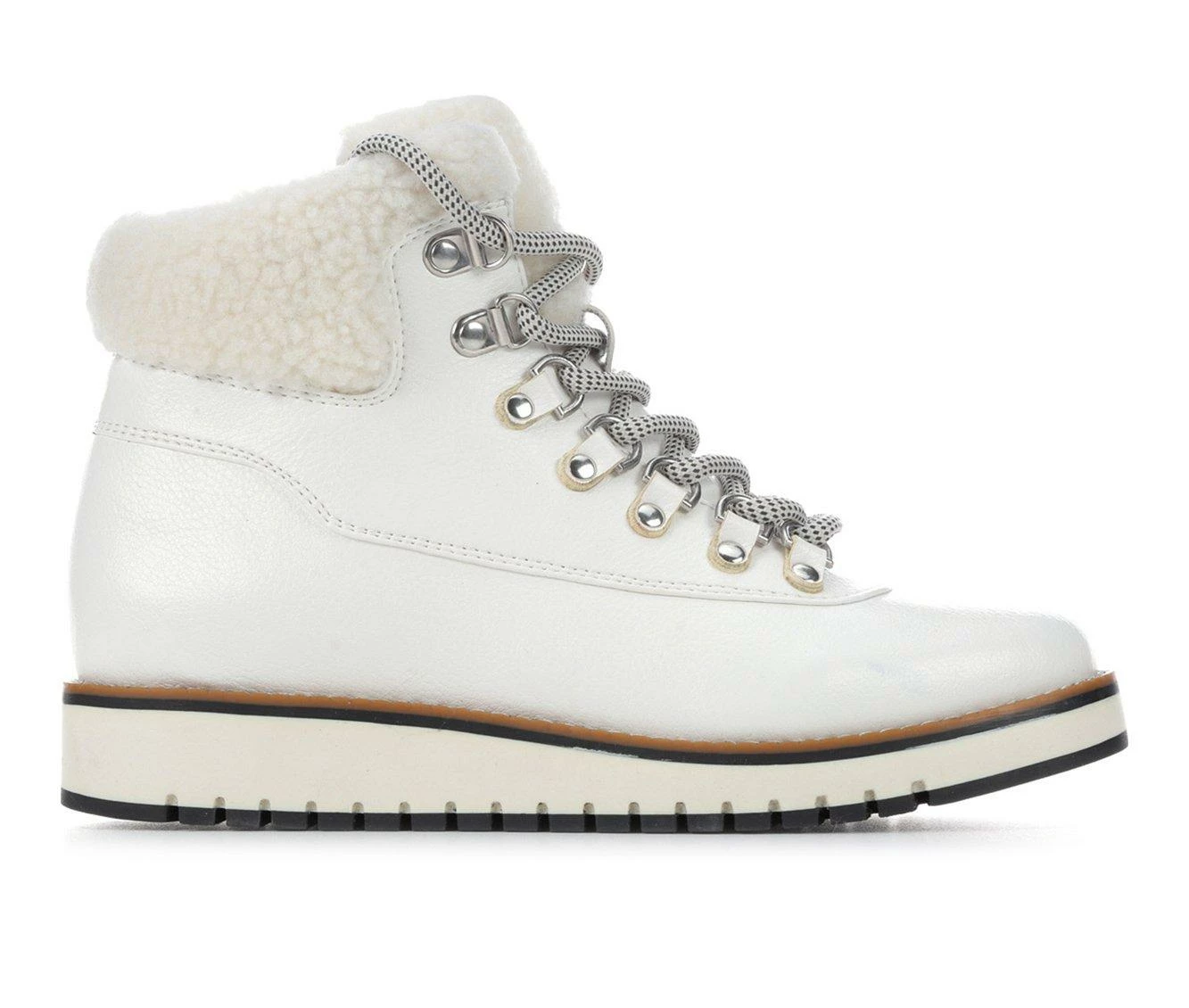 Women's White Mountain Cozy Winter Booties White 4 Women's White Mountain Cozy Winter Booties White - Image 2