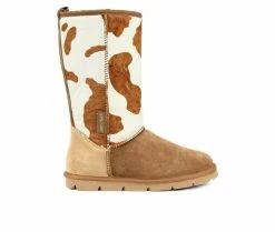 Women's Superlamb Turano 11 Inch Winter Boots Tan Cow -Journee Shop 1 757