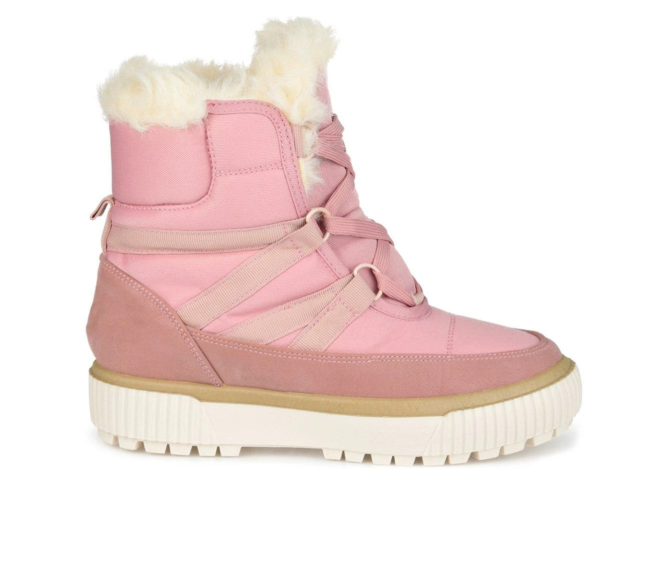 Women's Journee Collection Slope Winter Boots Blush 4 Women's Journee Collection Slope Winter Boots Blush - Image 2
