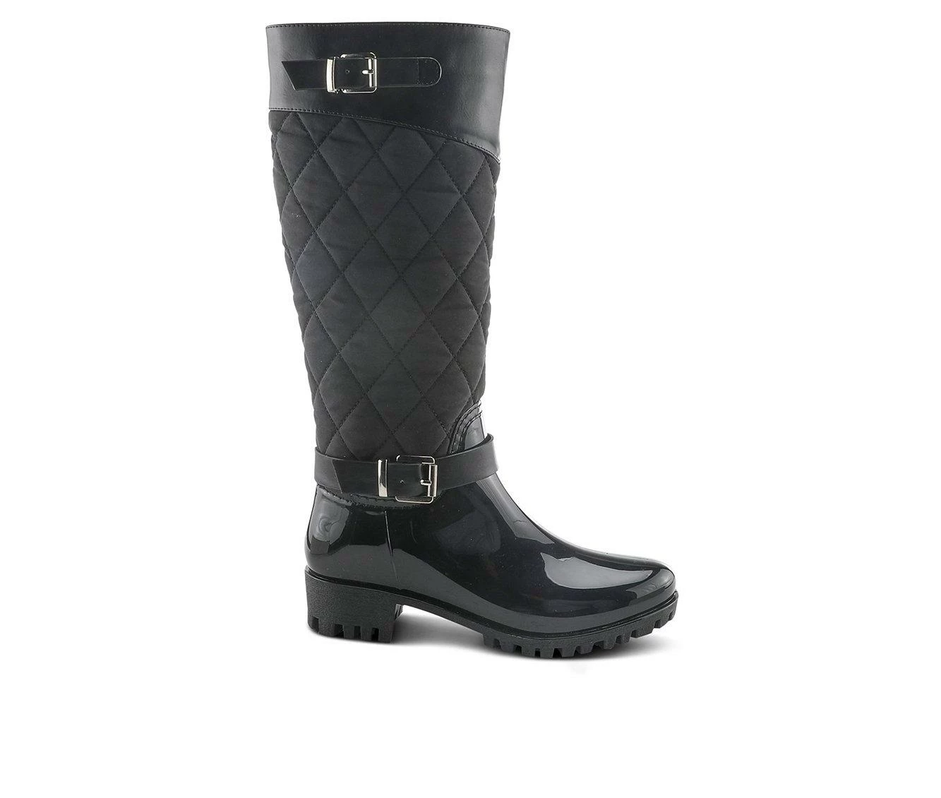 Women's SPRING STEP Lenina Rain Boots Black 4 Women's SPRING STEP Lenina Rain Boots Black - Image 2
