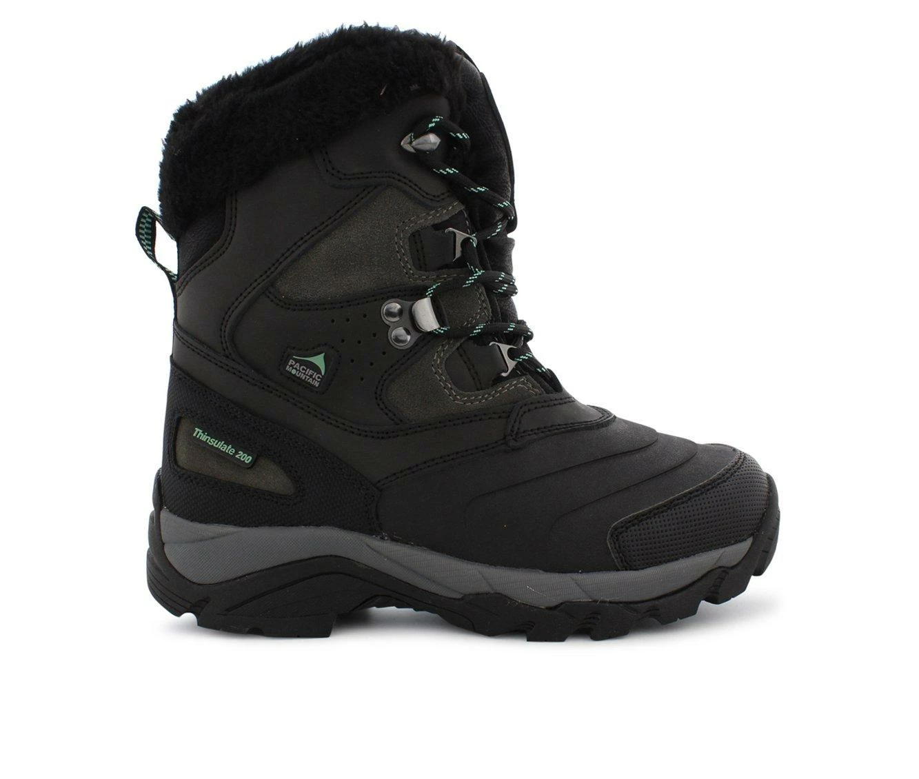 Women's Pacific Mountain Steppe Winter Boots Black/ Grey 3 Women's Pacific Mountain Steppe Winter Boots Black/ Grey