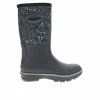 Women's Western Chief Bandana Neoprene Mid Rain Boots Black