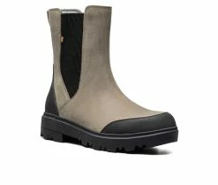 Women's Bogs Footwear Holly Tall Chelsea Leather Winter Boots Taupe -Journee Shop 2 115