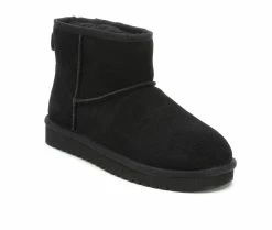 Women's Koolaburra By UGG Classic Mini Winter Boots Black -Journee Shop 2 126