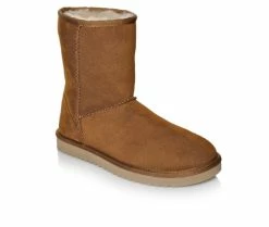 Women's Koolaburra By UGG Classic Short Winter Boots Chestnut -Journee Shop 2 128
