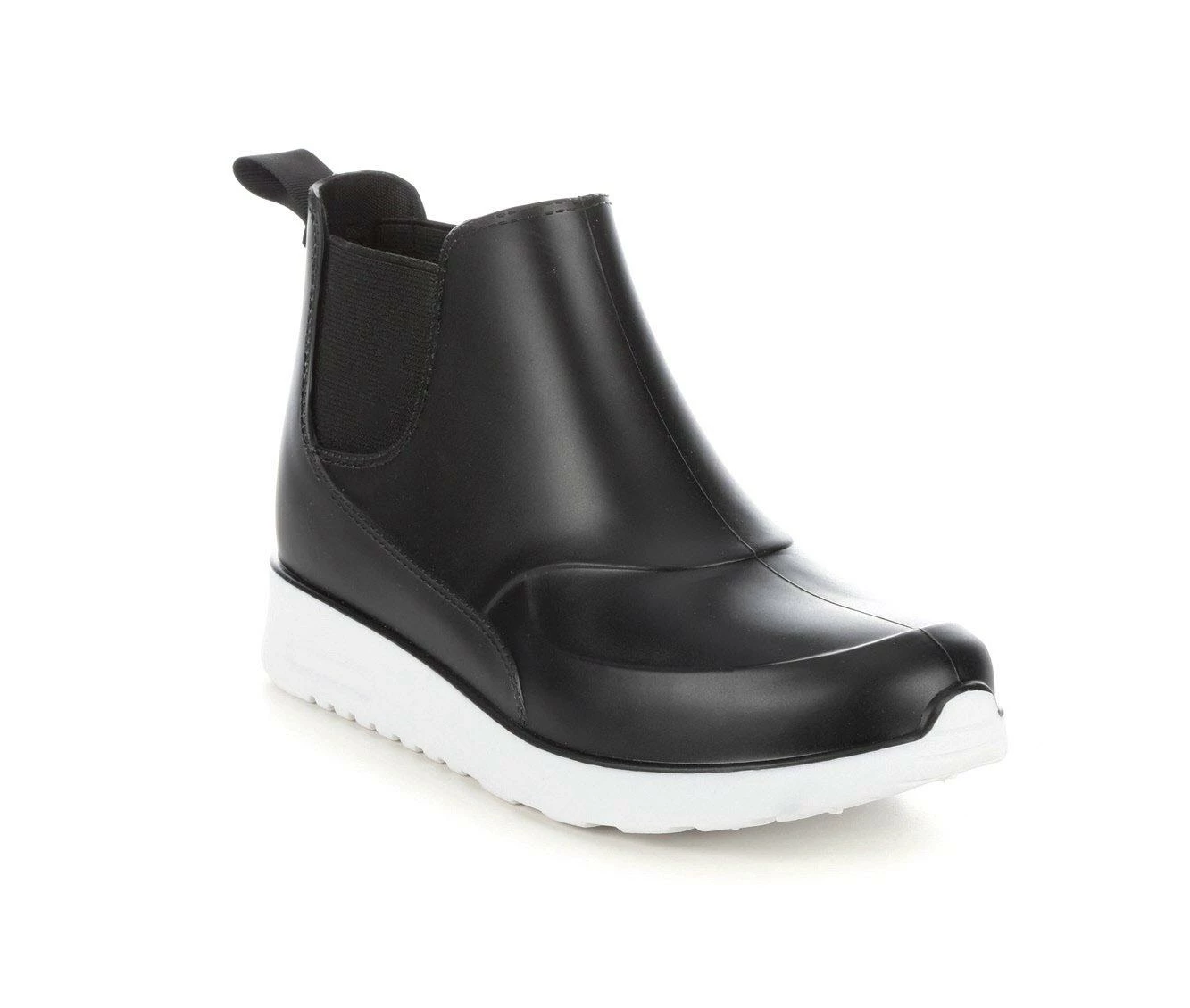 Women's Capelli New York Matte Chelsea Sport Rain Booties Black 5 Women's Capelli New York Matte Chelsea Sport Rain Booties Black - Image 3