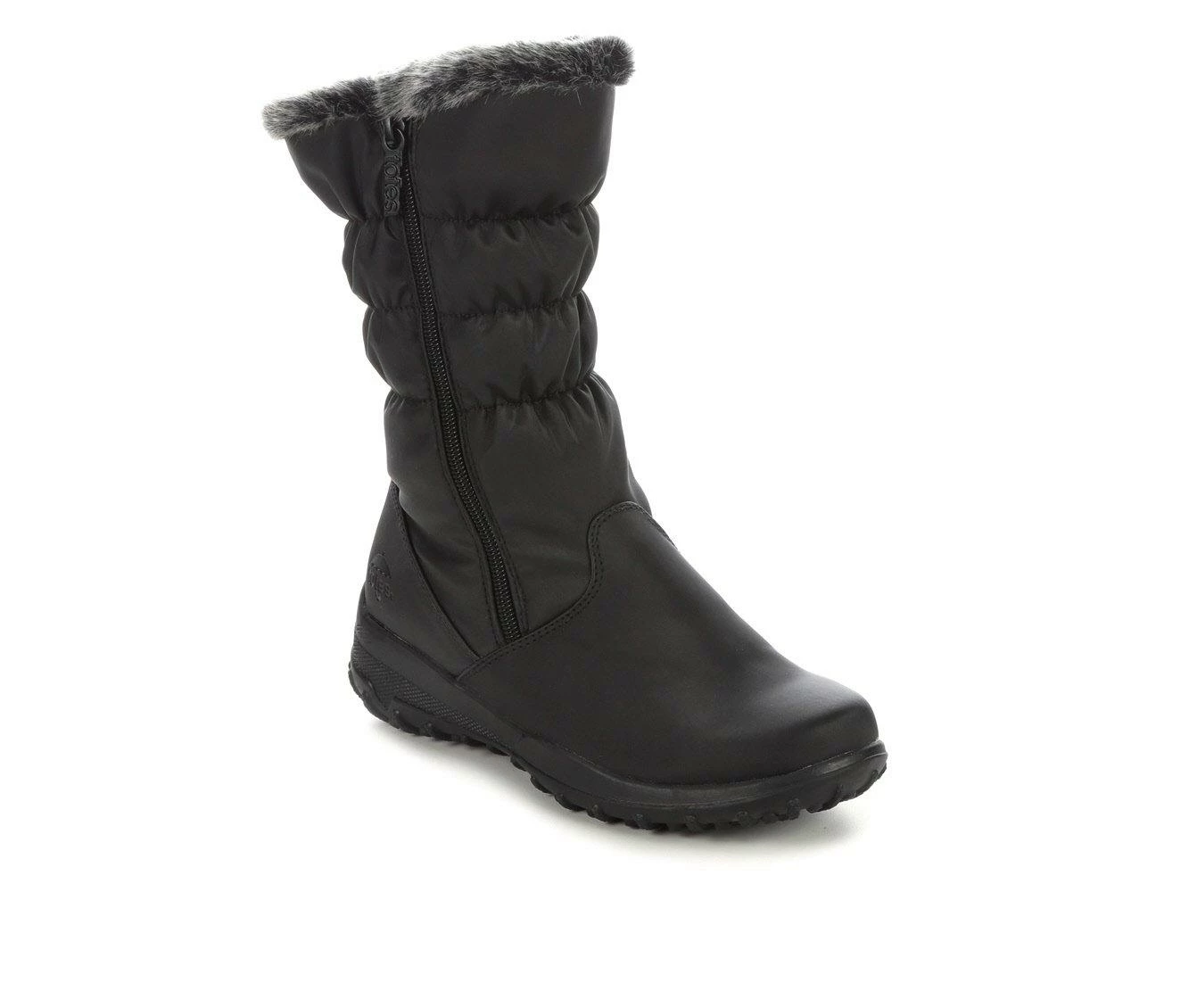 Women's Totes Alps Winter Boots Black 5 Women's Totes Alps Winter Boots Black - Image 3
