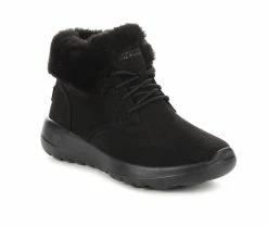 Women's Skechers Go Go Joy Bundle Up Winter Booties Black -Journee Shop 2 155