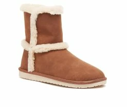 Women's Rocket Dog Snug Winter Booties Cognac -Journee Shop 2 169