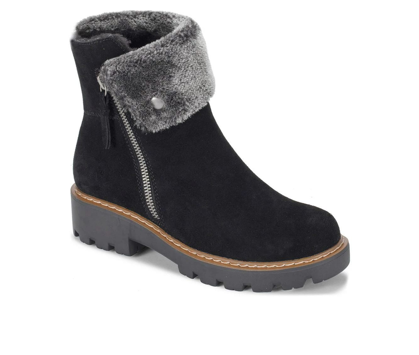 Women's Baretraps Wyoming Water Resistant Booties Black Suede 5 Women's Baretraps Wyoming Water Resistant Booties Black Suede - Image 3