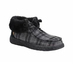 Women's Lamo Footwear Cassidy Casual Winter Shoes Charcoal Plaid -Journee Shop 2 196