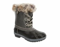 Women's London Fog Milly Winter Duck Boots Black -Journee Shop 2 213