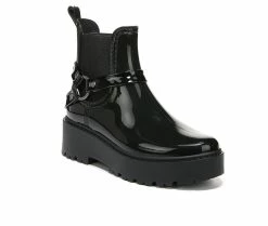 Women's Zodiac Carter Lugged Booties Black -Journee Shop 2 25