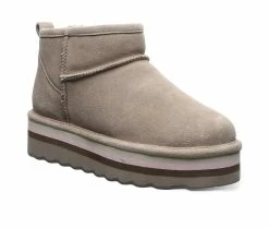 Women's Bearpaw Retro Shorty Winter Boots Stone -Journee Shop 2 283