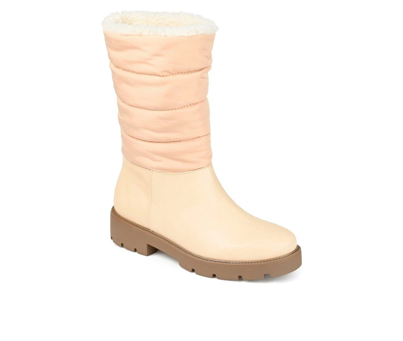 Women's Journee Collection Nadine Winter Boots Tan 5 Women's Journee Collection Nadine Winter Boots Tan - Image 3