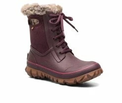 Women's Bogs Footwear Womens Arcata Faded Winter Boots Wine 10 Women's Bogs Footwear Womens Arcata Faded Winter Boots Wine -Journee Shop 2 29