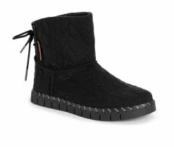 Women's MUK LUKS Flexi Hoboken Winter Boots Black -Journee Shop 2 299
