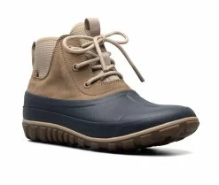 Women's Bogs Footwear Classic Casual Lace Leather Rain Boots TAUPE MULTI -Journee Shop 2 30