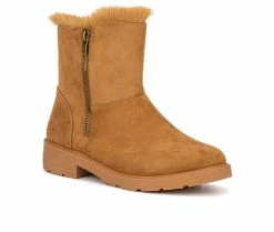 Women's Olivia Miller Rosemary Winter Boots Cognac -Journee Shop 2 321