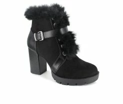 Women's XOXO Raelee Winter Booties Black -Journee Shop 2 326