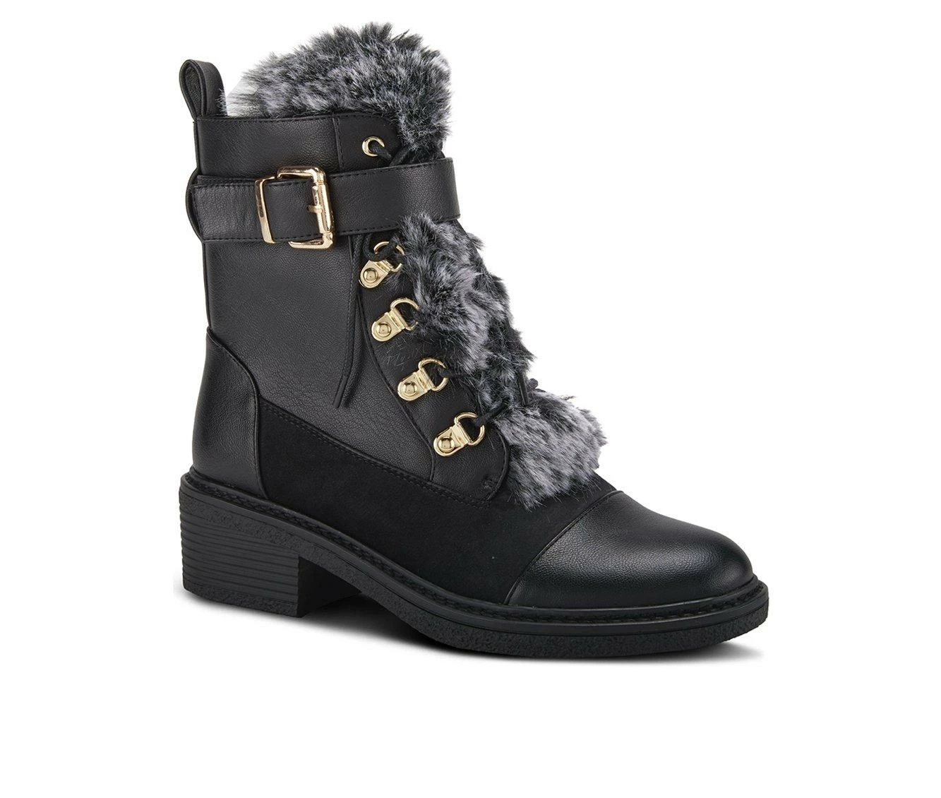 Women's Patrizia Hilvia Fashion Hiking Boots Black 5 Women's Patrizia Hilvia Fashion Hiking Boots Black - Image 3