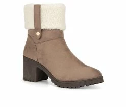 Women's Olivia Miller Amy Winter Booties Sand -Journee Shop 2 344