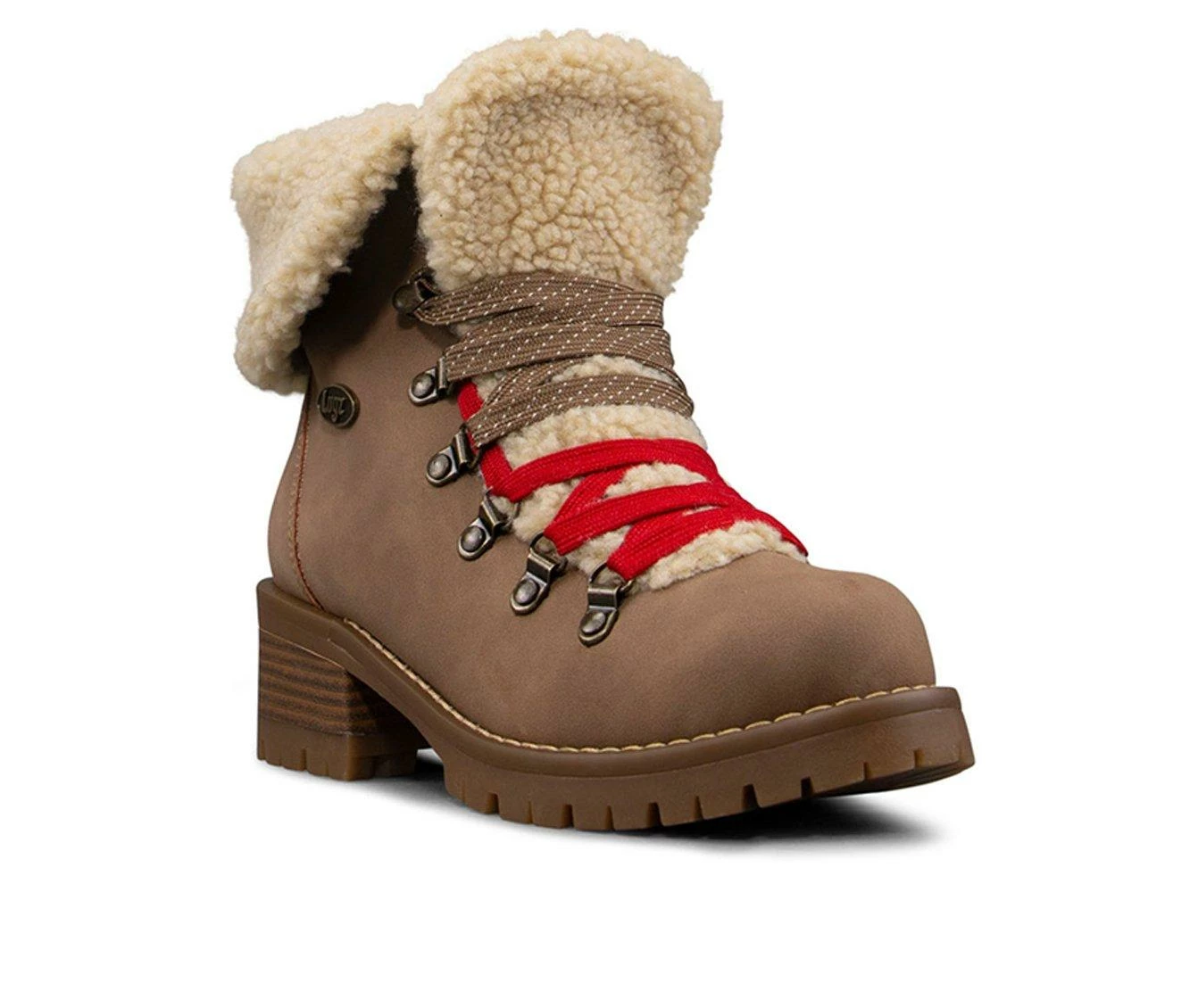 Women's Lugz Adore Fur Lace-Up Boots Roasted Cashew 5 Women's Lugz Adore Fur Lace-Up Boots Roasted Cashew - Image 3
