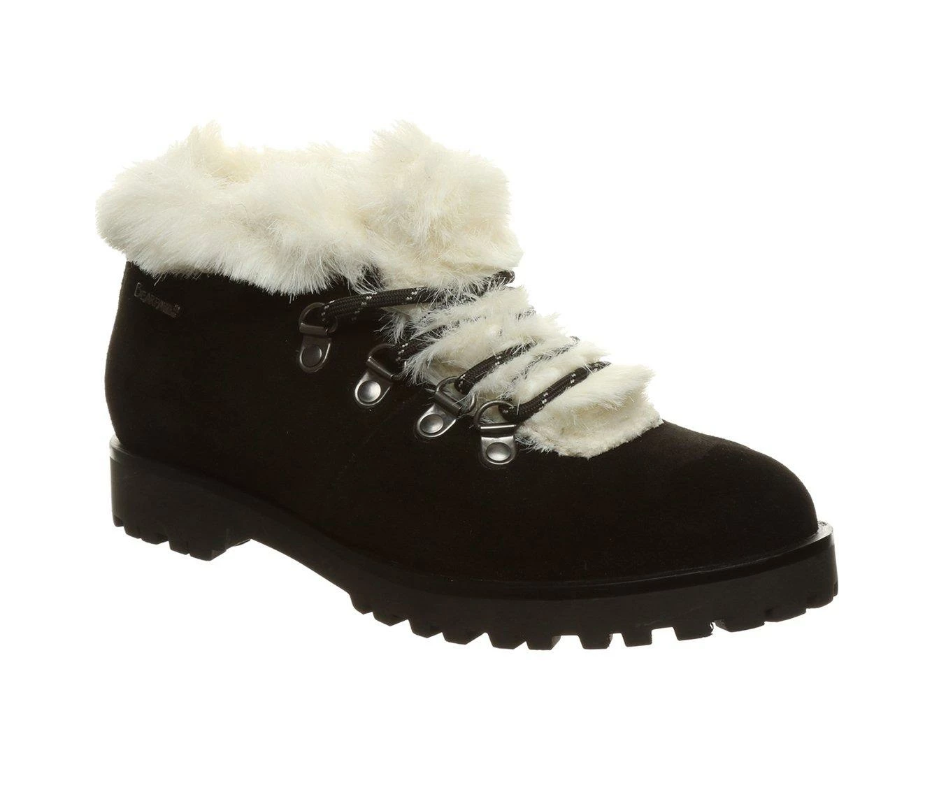 Women's Bearpaw Vera Lace-Up Winter Booties Black 5 Women's Bearpaw Vera Lace-Up Winter Booties Black - Image 3