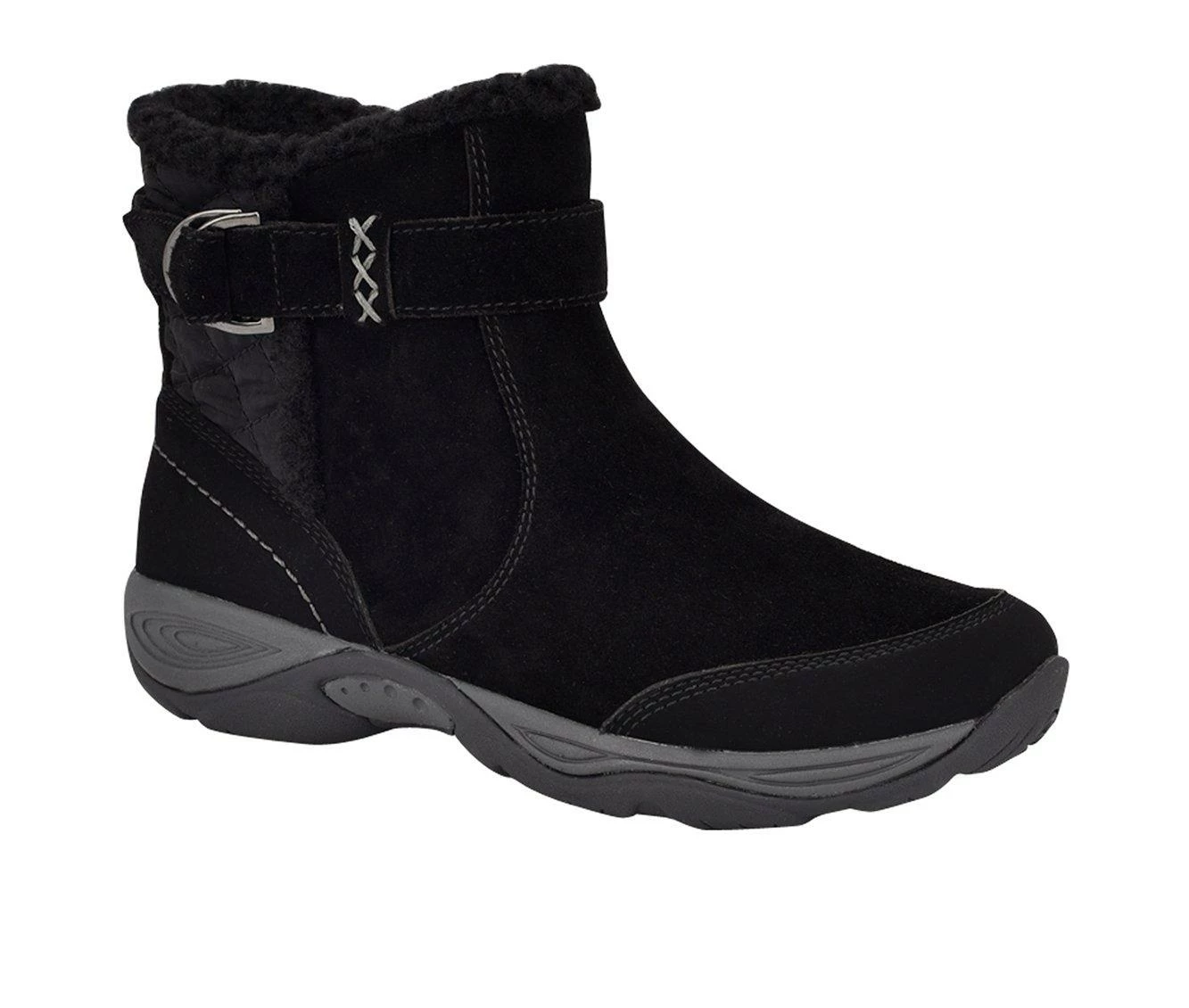 Women's Easy Spirit Elk Winter Booties Black 5 Women's Easy Spirit Elk Winter Booties Black - Image 3