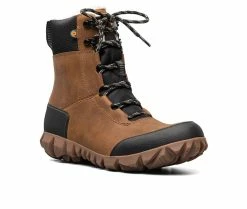 Women's Bogs Footwear Womens Arcata Urban Leather Tall Winter Boots Carmel/Amber -Journee Shop 2 42