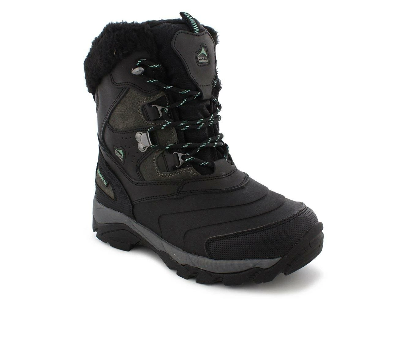 Women's Pacific Mountain Steppe Winter Boots Black/ Grey 5 Women's Pacific Mountain Steppe Winter Boots Black/ Grey - Image 3