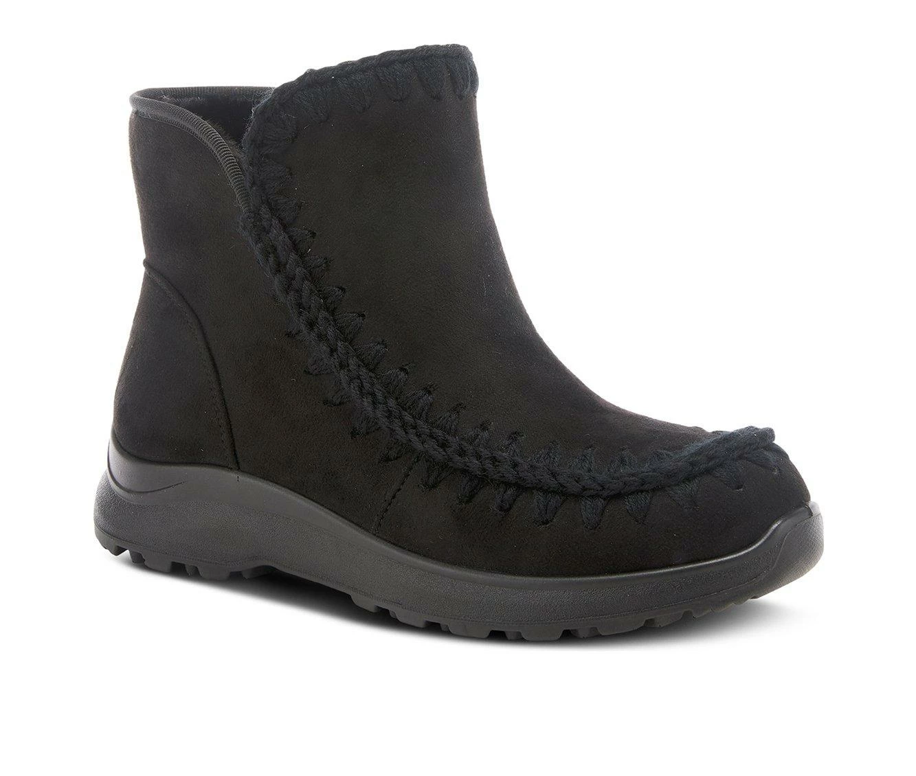 Women's Flexus Tesso Booties Black 5 Women's Flexus Tesso Booties Black - Image 3