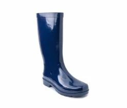 Women's Sugar Raffle 4 Rain Boots Solid Navy 10 Women's Sugar Raffle 4 Rain Boots Solid Navy -Journee Shop 2 47