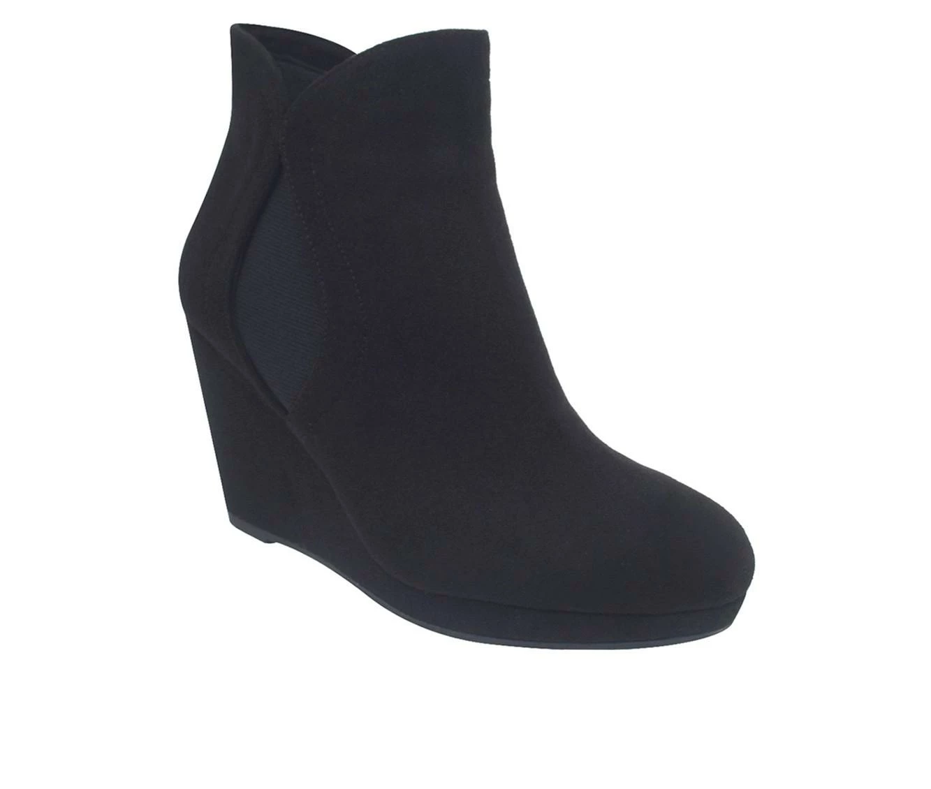 Women's Impo Tadich Wedge Booties Black 5 Women's Impo Tadich Wedge Booties Black - Image 3