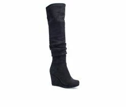 Women's Chinese Laundry Larisa Over-The-Knee Boots Black -Journee Shop 2 527