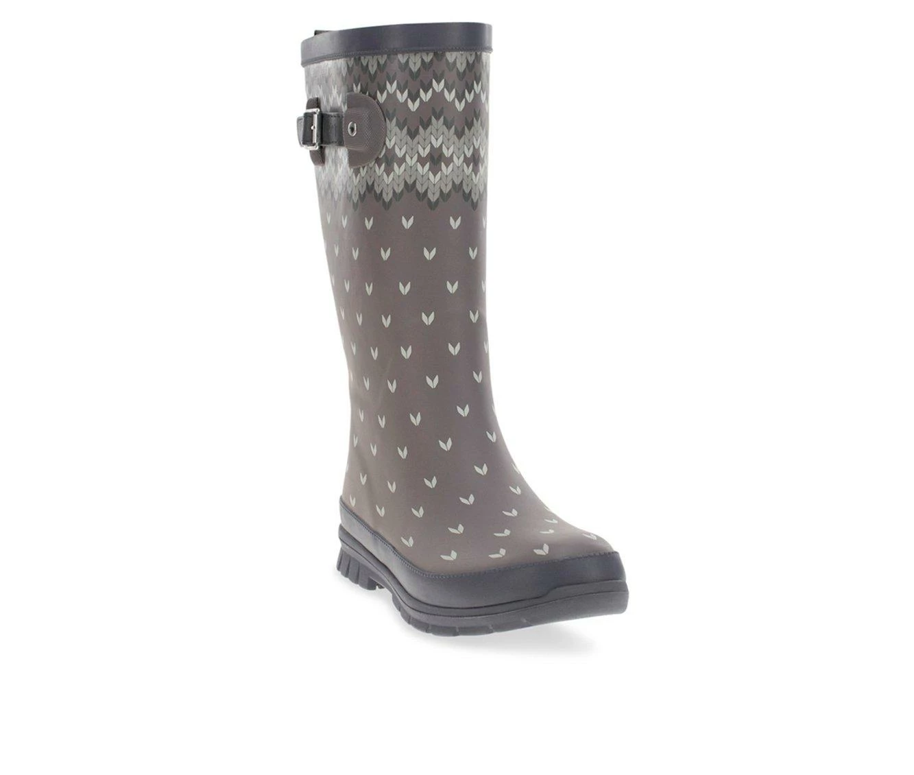 Women's Western Chief Fair Isle Tall Rain Boots Taupe 5 Women's Western Chief Fair Isle Tall Rain Boots Taupe - Image 3