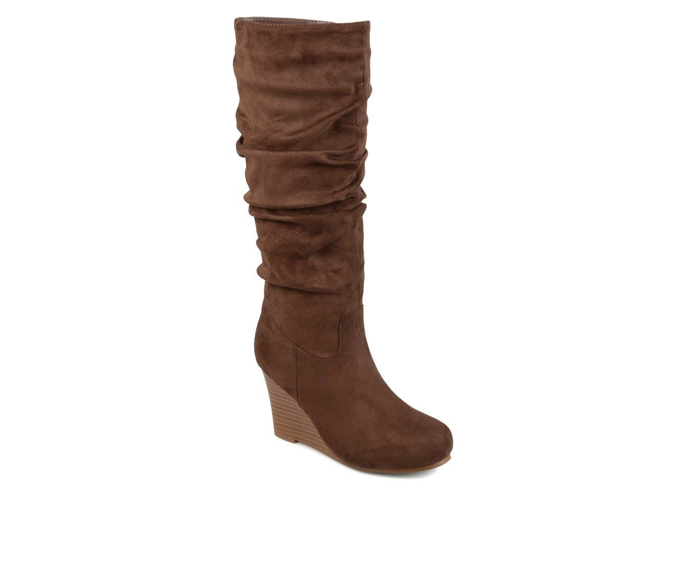 Women's Journee Collection Haze Wide Calf Knee High Boots Brown 5 Women's Journee Collection Haze Wide Calf Knee High Boots Brown - Image 3