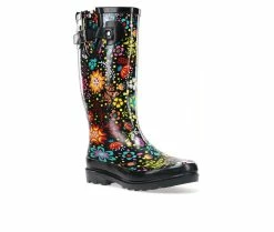 Women's Western Chief Garden Play Rain Boots Black -Journee Shop 2 81