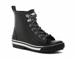 Women's Rocket Dog Rainy Lace-Up Rain Boots Black -Journee Shop 2 84