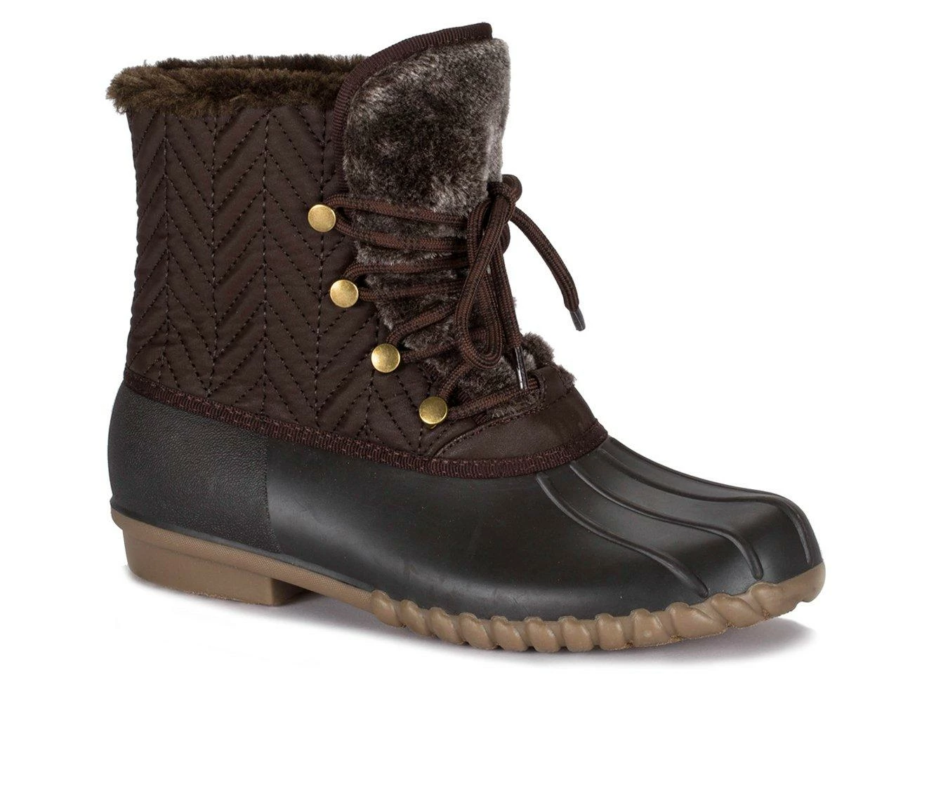 Women's Baretraps Flash Duck Boots Dark Brown 5 Women's Baretraps Flash Duck Boots Dark Brown - Image 3