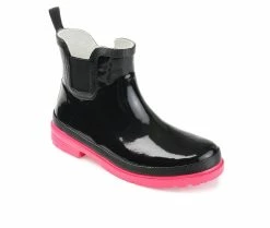 Women's Journee Collection Tekoa Waterproof Rain Boots Black -Journee Shop 2 96