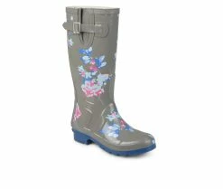 Women's Journee Collection Mist Rain Boots Grey 10 Women's Journee Collection Mist Rain Boots Grey -Journee Shop 2 97