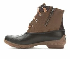 Women's Sperry Syren Gulf Duck Boots Dark Brown/Tan 11 Women's Sperry Syren Gulf Duck Boots Dark Brown/Tan -Journee Shop 3 11