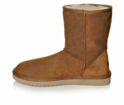 Women's Koolaburra By UGG Classic Short Winter Boots Chestnut -Journee Shop 3 128