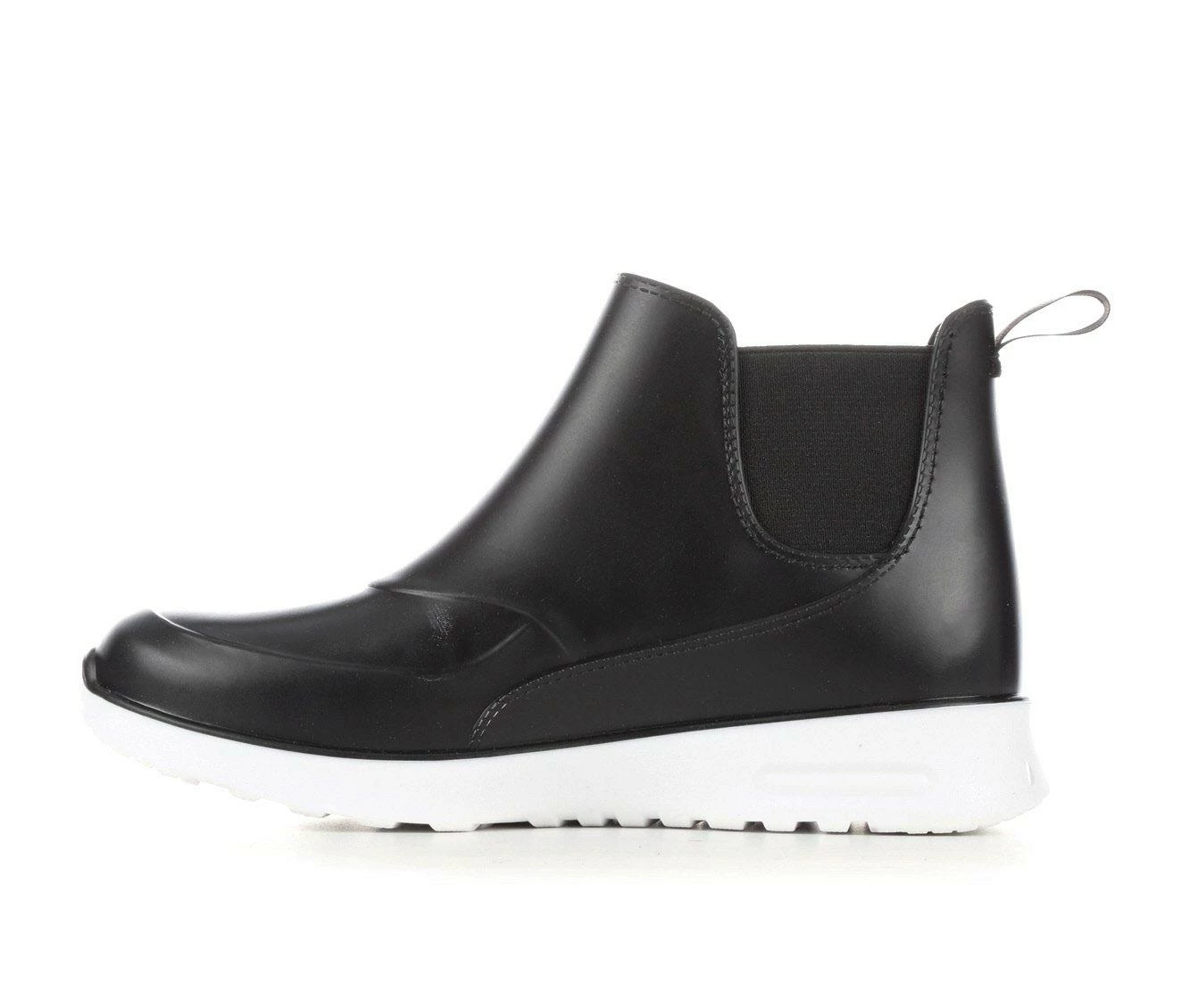 Women's Capelli New York Matte Chelsea Sport Rain Booties Black 6 Women's Capelli New York Matte Chelsea Sport Rain Booties Black - Image 4