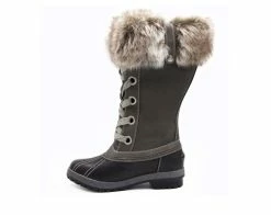 Women's London Fog Melton Duck Boots Black Grey 11 Women's London Fog Melton Duck Boots Black Grey -Journee Shop 3 162