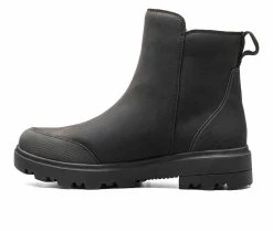 Women's Bogs Footwear Holly Zip Leather Winter Boots Black -Journee Shop 3 17