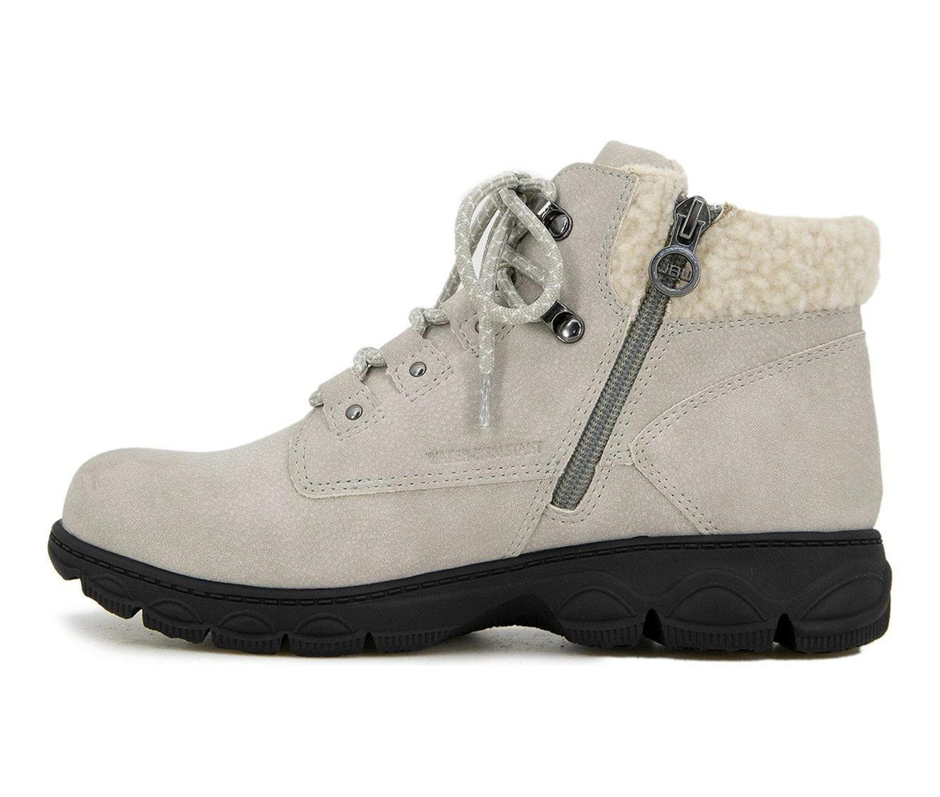 Women's JBU By Jambu Liza Water Resistant Booties Stone White 6 Women's JBU By Jambu Liza Water Resistant Booties Stone White - Image 4