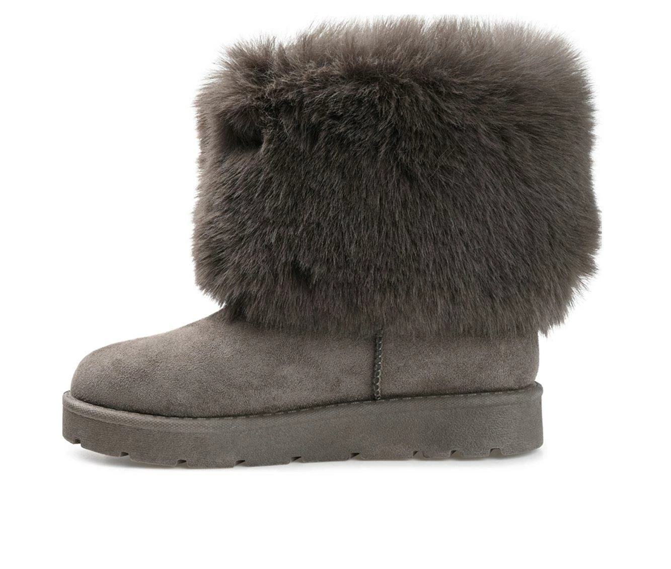 Women's Journee Collection Shanay Winter Boots Grey 6 Women's Journee Collection Shanay Winter Boots Grey - Image 4