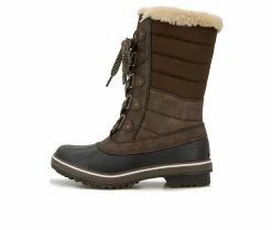 Women's JBU By Jambu Siberia Water Resistant Mid Calf Winter Boots Brown -Journee Shop 3 248